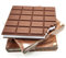 Gogogmee Duftende Schokolade geformt 2PCS kreative Notebook Seite Memo Klebstoff zurück