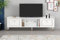 Hanah Home Support TV, mélamine, Or Blanc, Taille Unique