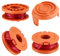 3 Bobine + 1 Copertura,Filo Tagliabordi Bobine,Bobine di ricambio,Compatibile con Worx, come WG150, WG151, WG151.5, WG152, WG153, WG154, WG155, WG155.5, WG156, WG157, WG160