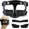 EGNGY Nasenschutz für Gebrochene Nase, nasenmaske, Sport Maske, Sportschutzmaske für Erwachsene, geeignet für Basketball, Fußball und andere Arenastic -Schwarz