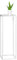 taburete para flores bremermann, soporte para plantas de metal, moderna columna para flores ideal para salón, pasillo y oficina, para decoración y plantas de interior, de metal en blanco