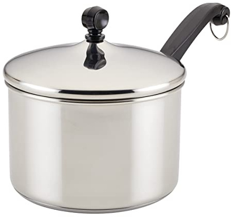 Farberware Classic Series Stainless Steel 3-Quart Covered Saucepan
