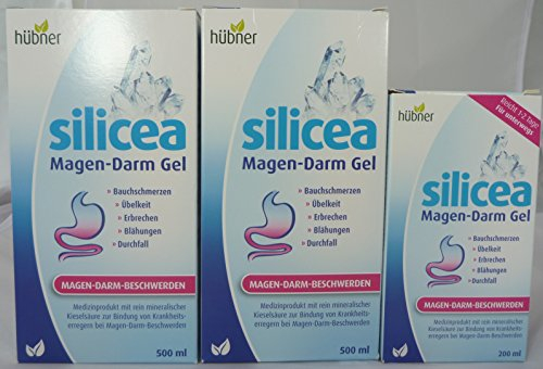 Hübner Silicea Magen-Darm-Gel 2x500ml + 20% mehr Inhalt (1,2 L)
