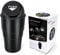 YIOVVOM Car Garbage Can with Lid, Leakproof Vehicle Automotive Cup Holder Car Trash Can, Small Trash Bin for Automotive Office Home Kitchen(Black, 1)