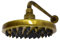 Regenbrause Regendusche Kopfbrause Ø 15 cm mit Wandarm 30 cm Messing Altmessing