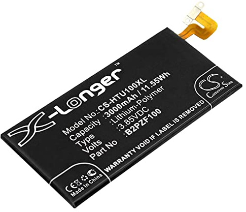 Replacement Batterie Kompatibel mit HTC 2PZF100, Ocean Note, U Ultra, U Ultra TD-LTE, U-1w