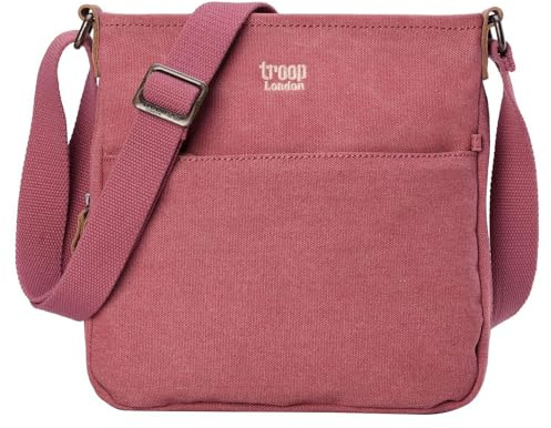 TRP0237 Troop London Classic Canvas Umhängetasche, rose, M