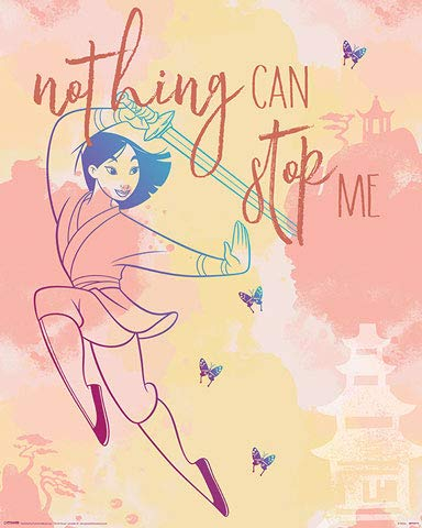 Mulan - Nothing Can Stop Me - Disney Film Poster Plakat Druck - Größe 40x50 cm