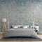 SILK ROAD EU™ Papier Peint Panoramique bleue forêt Soie, 356 × 250cm, Poster geant Mural, pour Salon Chambre restaurant Décoration Murale
