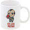Halloween Becher mit Personalisierung I Freitage I 330ml I personalisierte Tasse mit Wunschname I Mitbringsel oder Deko für die Party I Kaffeebecher, Teetasse für Horrorfilm Fan und Büro