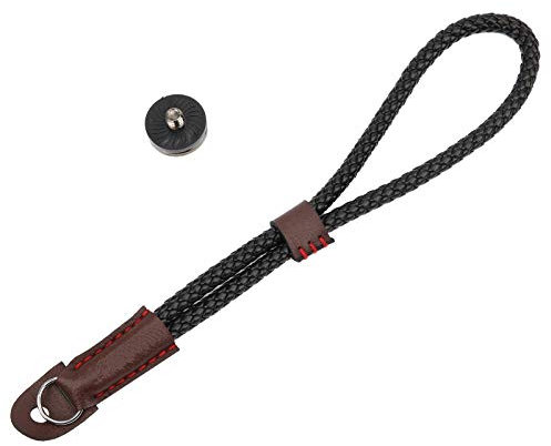 Walfront Dragonne Appareil Photo, Cuir PU, Dragonne de Sécurité, Laniere Appareil Photo, Accessoires de Dragonne pour ONE X2, Longueur de la Lanière 23 cm / 9,1 pouces