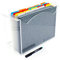 MAPPEI Clean Desk Set -Wide+W-, Wiedervorlage nach Kalenderwochen - 15 cm Acrylbox