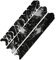 AlphaShield Fahrrad Rahmenschutz Kettenstreben Schutz Folie Aufkleber Rahmen Schutz Carbon MTB BMX Lackschutz Folie R161 (08 Racing Silber Metallic)