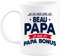 quotedazur - Mug Cadeau Beau-Papa Bonus - Tasse Cadeau Humour Anniversaire Beau-Père - Blanc/Céramique