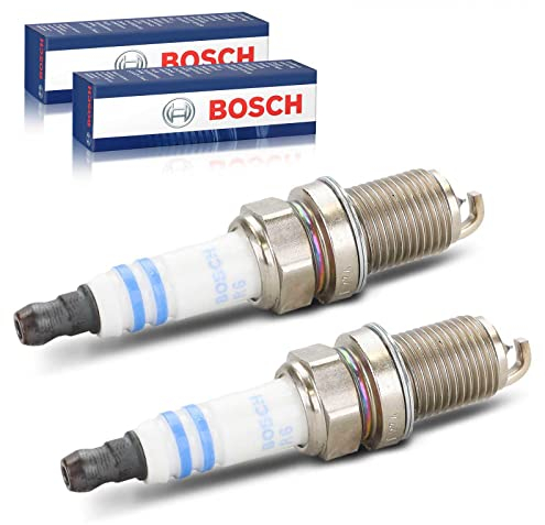 2x Original BOSCH 0242240653 Zündkerzen Kompatibel mit A208 A209 C208 C209 C215 CL203 R170 R171 S202 S203 S210 W169 W202 W203 W210 W220 i30 S-Type XF XJ XK