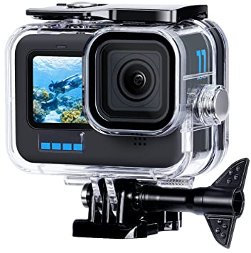 SEASKY Impermeabile Dive Case Housing per Gopro Hero 12/11/10/9 Nero Action Camera Accessori Immersione Subacquea Custodia Protettiva Protector