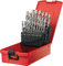 Hilti 25-Piece Precision-ground HSS-G Drill Bit Set for drilling into steel and aluminium, 135° Degree Tip Angle, Optimal Heat Reduction (1-13 mm. Class: Premium, 304939)