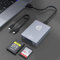 CFexpress Type A and SD Dual-Slot Card Reader, USB 3.1 Gen 2 10Gbps CFexpress Reader, Portable CF Express Card Reader Included USB C to USB A/C Cable, Compatible with Windows/Mac/Linux/Android