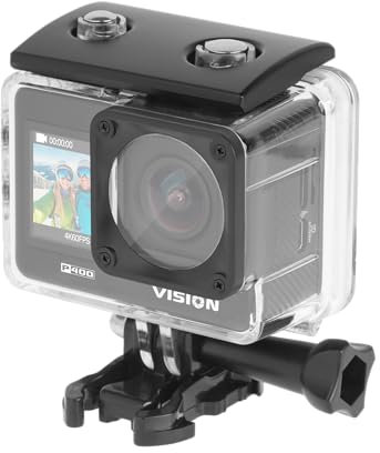 Kruger&Matz Cámara Deportiva 4K 60 FPS Visión P400 4GB RAM Pantalla 2 320 x 240 Pixeles WiFi Micrófono Funda Impermeable KM0292