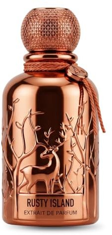 Rusty Island Extrait de Parfum 100 ml von Auraa Desire – langanhaltendes Extrait-Parfum – Sommerduft für Damen und Herren – Ombre-Holzduft