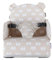 NOUKIE'S - Rehausseur Elephant Bébé de 9 mois à 3 ans Chaise Enfant avec Dossier et Coussin- Léger, Pliable et Nomade - Harnais, Sécurité - Imperméable, Déhoussable et Lavable - Max 13 kg - Voyage