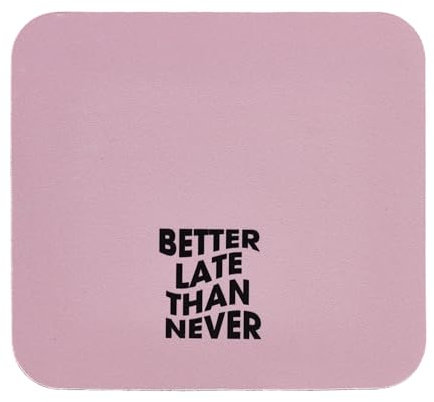 Miquelrius - Alfombrilla ratón antideslizamiento, Accesorio Escritorio tamaño 200 x 200 mm, Material poliéster para Deslizamiento Suave, Alfombrilla cuadradada con Base de Goma, Mousepad Mensaje