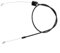 For Lawn Mower Throttle Control Cable, Engine Stop Mechanism Compatible with Decks