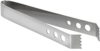 EDZARD Eiszange (L 19 cm), Edelstahl | Servierzange für Eiswürfel und Zucker, Eiswürfelzange, Zuckerzange, Barzubehör, Cocktailzubehör, Tischkultur