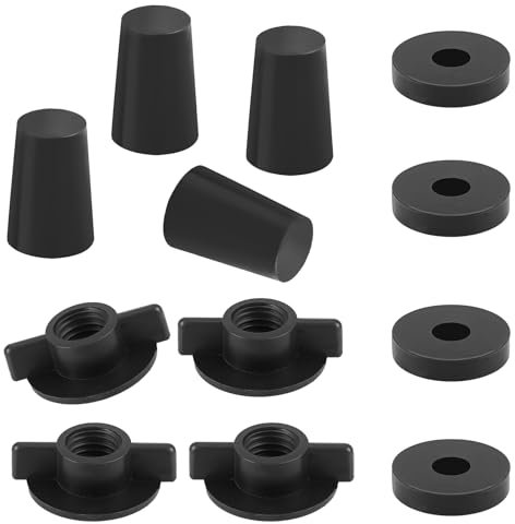 Kit de rechange pour filtre à eau Berkey - Compatible avec les filtres à eau à gravité Berkey et les filtres à charbon noir, les bouchons de blocage des trous de filtre à eau, 4 écrous papillons