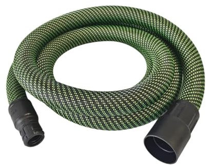 Tedesco, Compatibile Con FESTOOL, Tubo Flessibile Di Aspirazione Della Polvere For Levigatura A Secco (speciale For Levigatura Elettrica), Tubo Di Aspirazione Della Polvere Antistatico Da 3,5 M, Verde