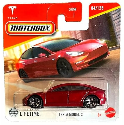 C0859 Matchbox 1:64 Auto Singole Tesla Model 3 JBR41