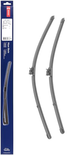 DENSO Flachwischer-Set DF-457 (600/530 mm, Linkslenker): Zwei leise, langlebige Wischer mit aerodynamischem Design. OEM-Qualität, breite Kompatibilität, 2 Jahre Garantie.