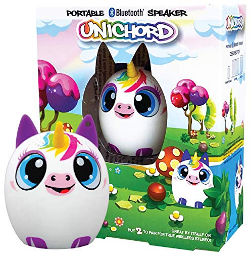 My Audio Pet UniCHORD Mini enceinte Bluetooth sans fil pour enfants de tous âges – Véritable stéréo sans fil – Associez-la à un autre animal de compagnie TWS pour un son puissant et riche qui remplit