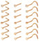 D.Bella 20g Nasenstecker Chirurgenstahl Nasenpiercing Nase Stecker CZ Nasenstecker für Frauen Männer Piercing Schmuck Silber und Rosegold Farbe