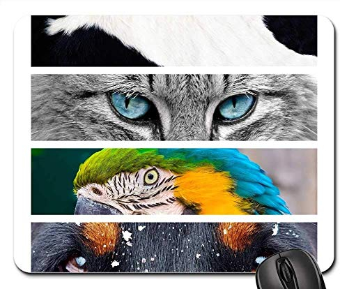 Yanteng Gaming-Mauspads, Mauspad, Tiere Katze Kuh Kühe Spotted Papagei Bird Dog