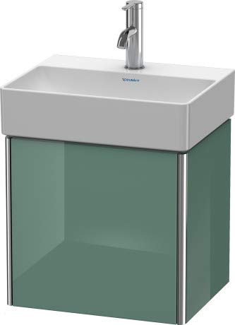 Duravit XSquare Waschtischunterbau wandhängend 43,4 x 34,0 cm, 1 Tür Anschlag Links, für Waschtisch DuraSquare 073245, Farbe (Front/Korpus): Graphit Matt Dekor - XS4060L4949