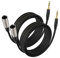 EBXYA XLR a TRS macho XLR a Jack 1M/3 pies 2 paquetes, XLR balanceado a 1/4 pulgada 6,35 mm Jack Cable de micrófono Cable de interconexión Cable de interconexión