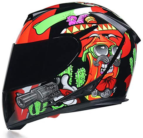 Motorradhelm Full Face Casque Man Damen Racing Integralhelm Motocross ABS Doppelscheibe Casco Capacete