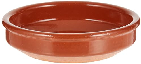 BigBuy Home S3605270 Cazuela Barro Cocido, Diametro 12 cm