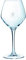 PEGANE Lot de 6 Verres à vin Jaugés grappe en cristallin - 35 cl