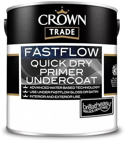 Crown Trade Fastflow Quick Dry Primer Undercoat Grey