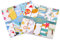 ewtshop® Motivpapier, 48 Bögen im Format 25,0 x 25,0 cm, Summer Vibes, Palm Beach 24 Verschiedene Motive, beidseitig Bedruckt, Dekopapier für Bastelarbeiten