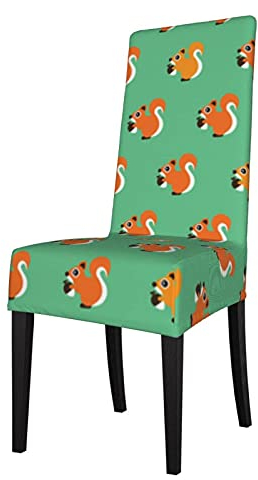 Stuhlhussen Löffel Blumenschutzbezug für Stuhl Waschbarer Anti-Staub-Stretch-Sitzbezug für Stühle