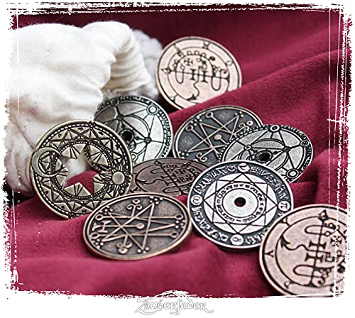 Drawlab LARP-Münzset Zauberer (9 Münzen)