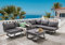 Destiny Loungegruppe Manhattan, Hocker/Tisch 70x70cm, vielseitig aufstellbar