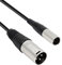 MEIRIYFA Mini XLR to XLR-3Pin Adapter Cable, Xlr Male to 3 Pin Mini Xlr Male Microphone Audio Cable for Camera Mixer Amplifiers - 0.3 M