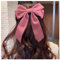 Yheakne Fermaglio per capelli in velluto, con fiocco in raso, accessorio per capelli per donne e ragazze, idea regalo (rosa)