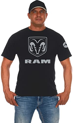 JH DESIGN GROUP Herren Dodge RAM Cummins Crewneck T-Shirt, schwarz, Groß