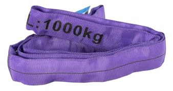 SHZ Round Sling Länge 1,00m/1000kg nach EN 1492-2 SF7 violett - Sicherheitsgurt