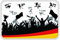 infinite by GEDA LABELS (INFKH) Brotdose groß Fußball Titel Schwarz, Weiß, Rot